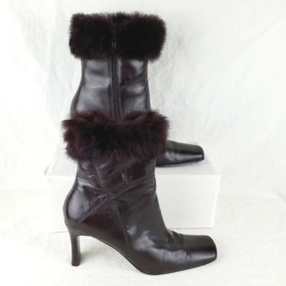 Karen Scott Alaska leather ankle bootie size 8.5M